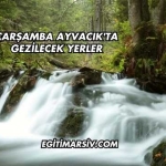 Çarşamba Ayvacık'ta Gezilecek Yerler