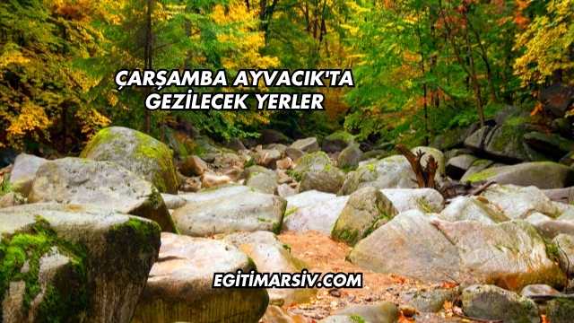 Çarşamba Ayvacık'ta Gezilecek Yerler