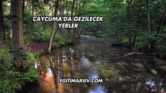 Çaycuma'da Gezilecek Yerler
