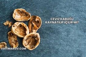 Ceviz Kabuğu Kaynatılıp İçilir mi?