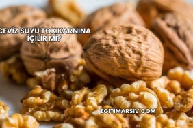 Ceviz Suyu Tok Karnına İçilir mi?