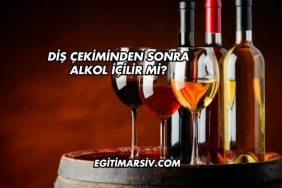 Diş Çekiminden Sonra Alkol İçilir mi?