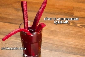 Diyette Acılı Şalgam İçilir mi?