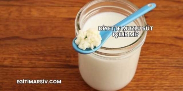 Diyette Muzlu Süt İçilir mi?