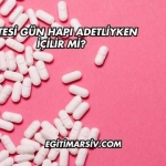 Ertesi Gün Hapı Adetliyken İçilir mi?