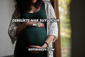 Gebelikte Nar Suyu İçilir mi?