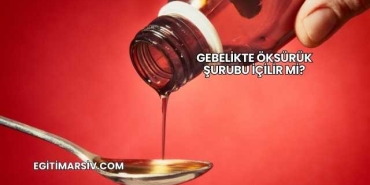 Gebelikte Öksürük Şurubu İçilir mi?