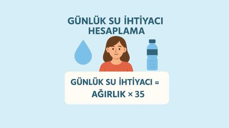 Günlük Su İhtiyacı Hesaplama