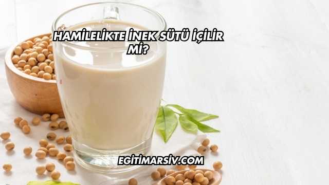 Hamilelikte İnek Sütü İçilir mi?