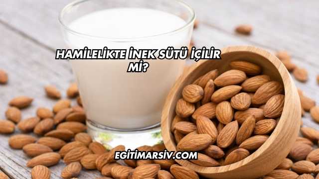 Hamilelikte İnek Sütü İçilir mi?