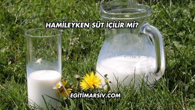 Hamileyken Süt İçilir mi?