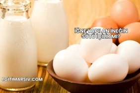 İğne Yapılan İneğin Sütü İçilir mi?