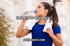 İmsakta Su İçilir mi?
