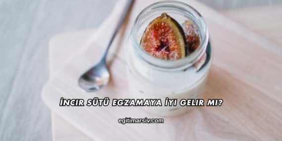 İncir Sütü Egzamaya İyi Gelir mi?