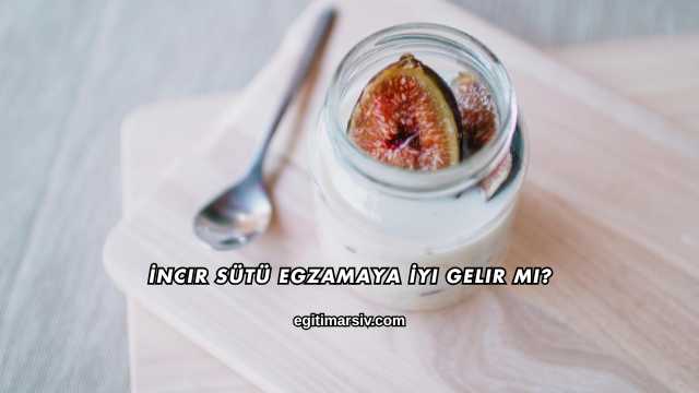 İncir Sütü Egzamaya İyi Gelir mi?