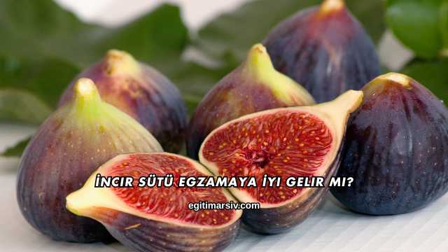 İncir Sütü Egzamaya İyi Gelir mi?