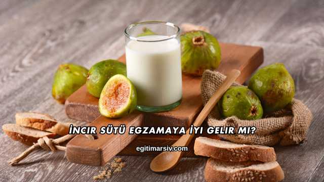 İncir Sütü Egzamaya İyi Gelir mi?