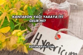 Kantaron Yağı Yaraya İyi Gelir mi?