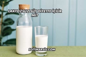Laktozsuz Süt Diyette İçilir mi?