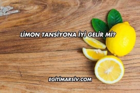 Limon Tansiyona İyi Gelir mi?
