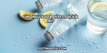 Limonlu Soda Diyette İçilir mi?