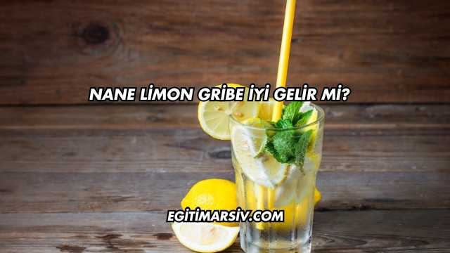 Nane Limon Gribe İyi Gelir mi?
