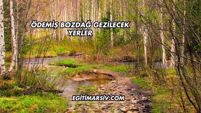 Ödemiş Bozdağ Gezilecek Yerler