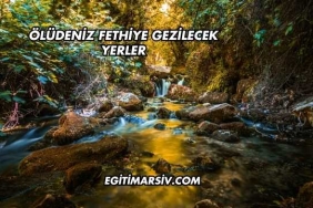Ölüdeniz Fethiye Gezilecek Yerler