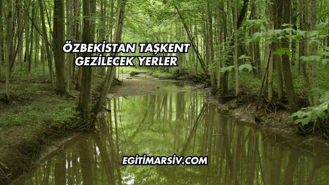 Özbekistan Taşkent Gezilecek Yerler