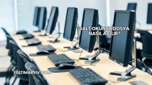 Salt Okunur Dosya Nasıl Açılır?