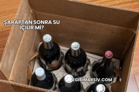 Şaraptan Sonra Su İçilir mi?