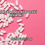 Spordan Önce Ağrı Kesici İçilir mi?