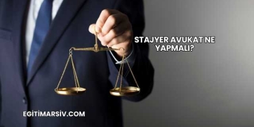 Stajyer Avukat Ne Yapmalı?