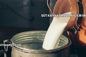 Süt Kaynatmadan İçilir mi?