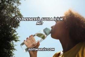Toz Zencefil Suyla İçilir mi?