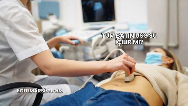 Tüm Batın USG Su İçilir mi?