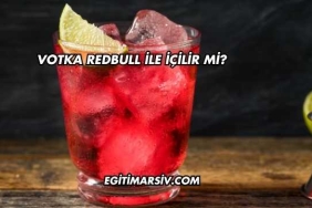 Votka Redbull İle İçilir mi?