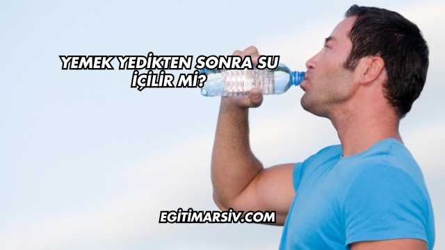 Kan Tahlili Verirken Su İçilir mi?