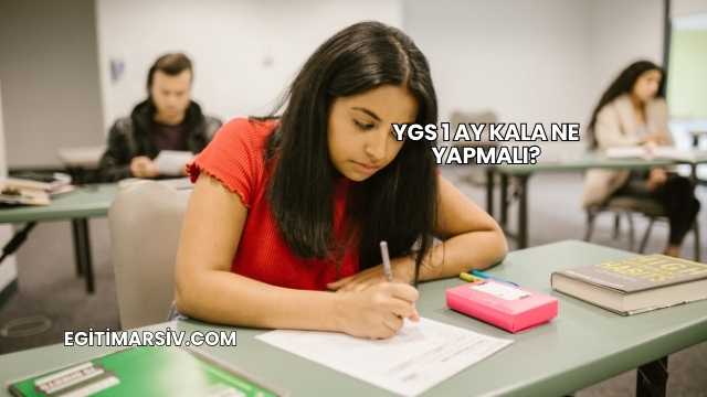 Ygs 1 Ay Kala Ne Yapmalı?