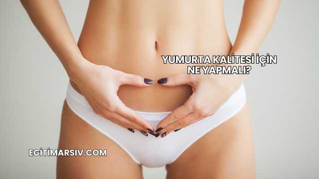 Yumurta Kalitesi İçin Ne Yapmalı?