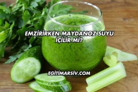 Emzirirken Maydanoz Suyu İçilir mi?