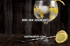Gin Sek İçilir mi?