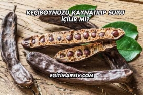 Keçiboynuzu Kaynatılıp Suyu İçilir mi?