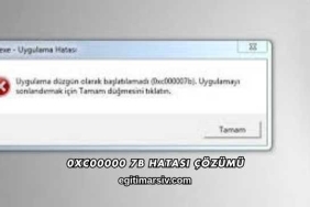 0xc00000 7b Hatası Çözümü