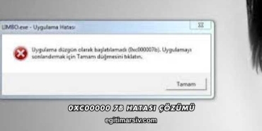 0xc00000 7b Hatası Çözümü