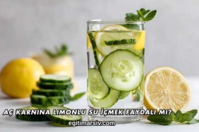Aç Karnına Limonlu Su İçmek Faydalı mı?