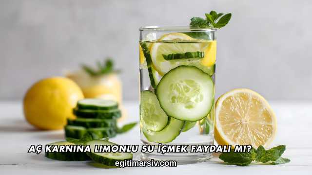 Aç Karnına Limonlu Su İçmek Faydalı mı?