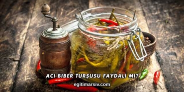 Acı Biber Turşusu Faydalı mı?
