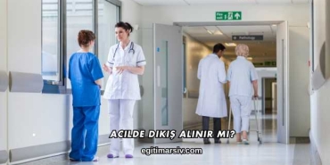 Acilde Dikiş Alınır mı?