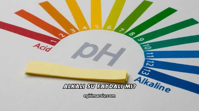 Alkali Su Faydalı mı?